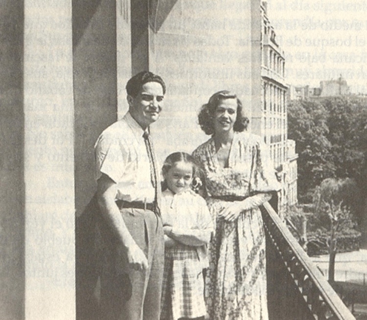 Octavio Paz, Elena Garro y Helena Paz Garro (Foto: Archivo)